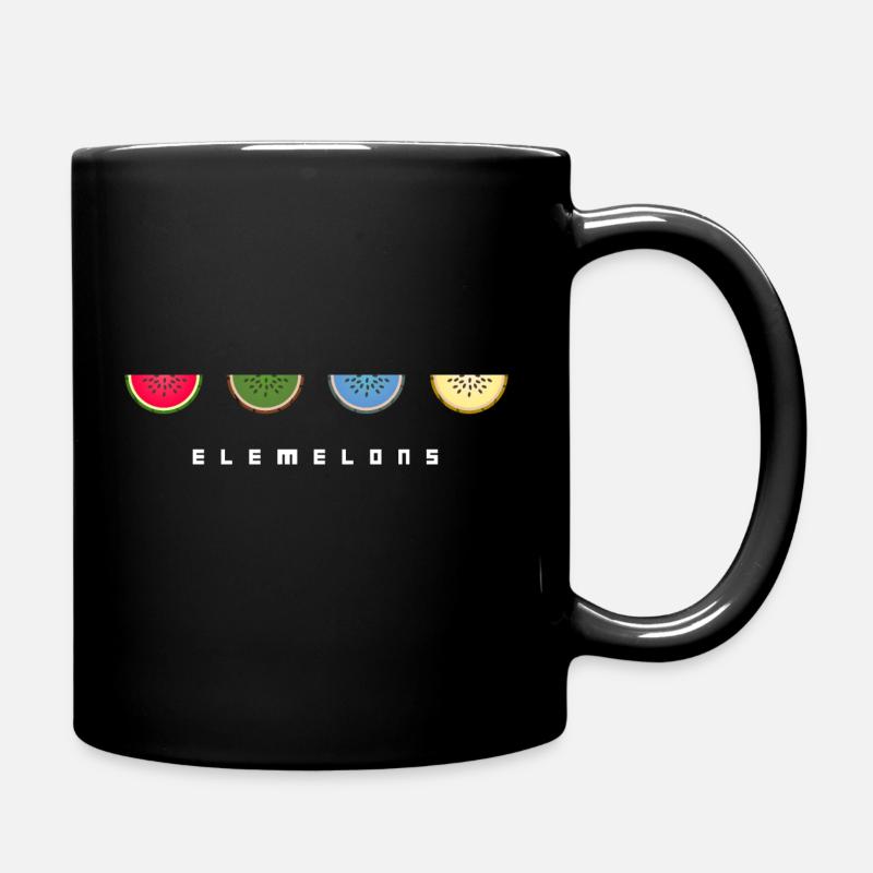 Elemelons 1 - Tasse einfarbig - Schwarz