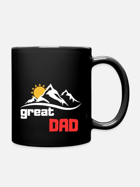 Toller Papa - Tasse einfarbig - Schwarz