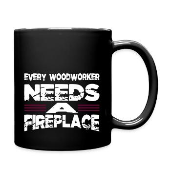 birthday geek arboriculturist woodcutter - Tasse einfarbig - Schwarz - Rechts