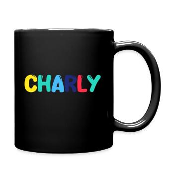 Name - Charly - Full Colour Mug - black - Right