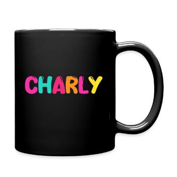 Name - Charly - Full Colour Mug - black - Right