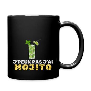 Je peux pas mojito - Mug uni - noir - Droite