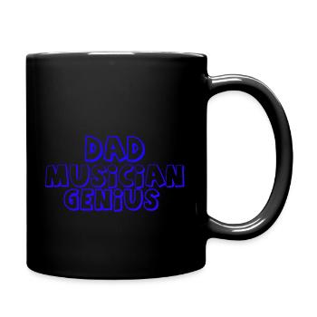 Dad Musician Genius - Full Colour Mug - black - Right