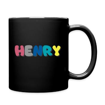 Name - Henry - Full Colour Mug - black - Right
