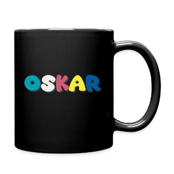 Name - Oskar - Full Colour Mug - black - Right