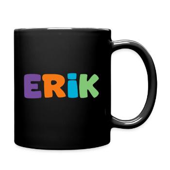 Name - Erik - Full Colour Mug - black - Right
