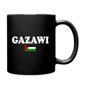 Gazawi gaza - Full Colour Mug - black - Right