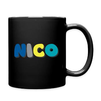 Name - Nico - Full Colour Mug - black - Right