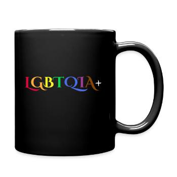 LGBTQIA+ - Tasse einfarbig - Schwarz - Rechts