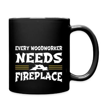 carpenter hoodies and sweatshirts carpenter jokes - Full Colour Mug - black - Right