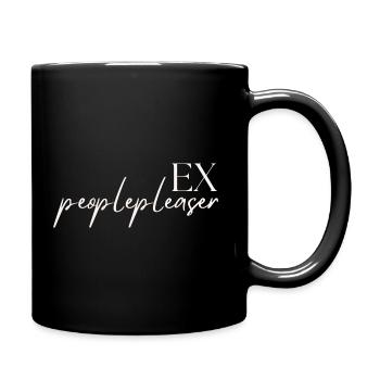 EX peoplepleaser - cool statement design print - Tasse einfarbig - Schwarz - Rechts