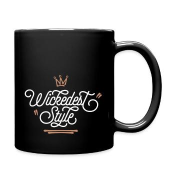 Wickedest Style Graffiti Tag Style Reggae - Full Colour Mug - black - Right