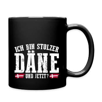 Danois Danemark - Mug uni - noir - Droite