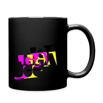 JGA Crew - Version abstraite ivre - Mug uni - noir - Droite