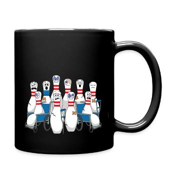 Bowler Sport Hobby Quille de bowling - Mug uni - noir - Droite