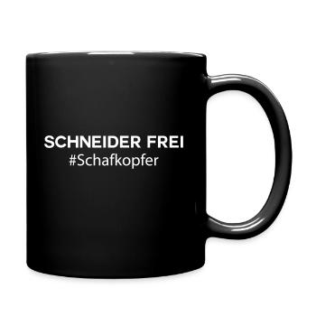 Têtes de mouton - sans cutter - Mug uni - noir - Droite