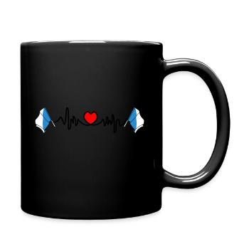 Cardio fréquence cardiaque pour Zurich Suisse - Mug uni - noir - Droite