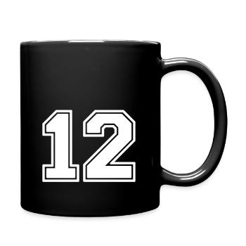 12 - Mug uni - noir - Droite