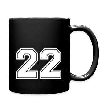 22 - Mug uni - noir - Droite