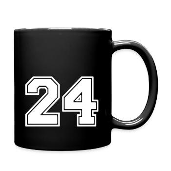 24 - Tasse einfarbig - Schwarz - Rechts