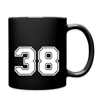 Number 38 - Full Colour Mug - black - Right