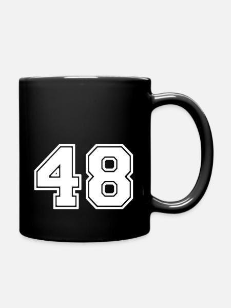 48 - Tasse einfarbig - Schwarz