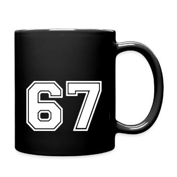 67 - Mug uni - noir - Droite