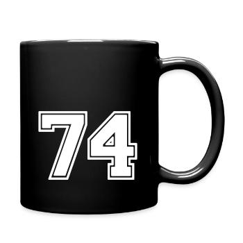 74 - Tasse einfarbig - Schwarz - Rechts