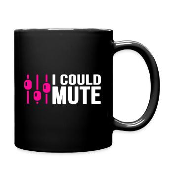 DJ Music Audio Mixer Analog Audio Mixer Disco - Full Colour Mug - black - Right