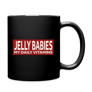 JELLY BABIES - MY DAILY VITAMINS - Tasse einfarbig - Schwarz - Rechts