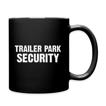 Trailer Park Security - Full Colour Mug - black - Right