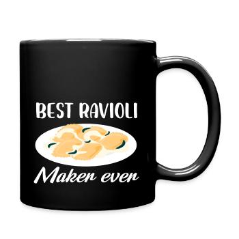 Meilleur fabricant de raviolis de tous les temps pâtes farcies à l’italienne - Mug uni - noir - Droite