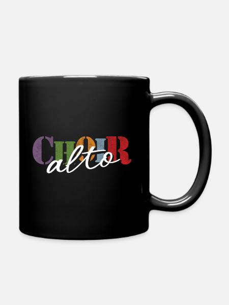 Choir -Alto singer - Tasse einfarbig - Schwarz