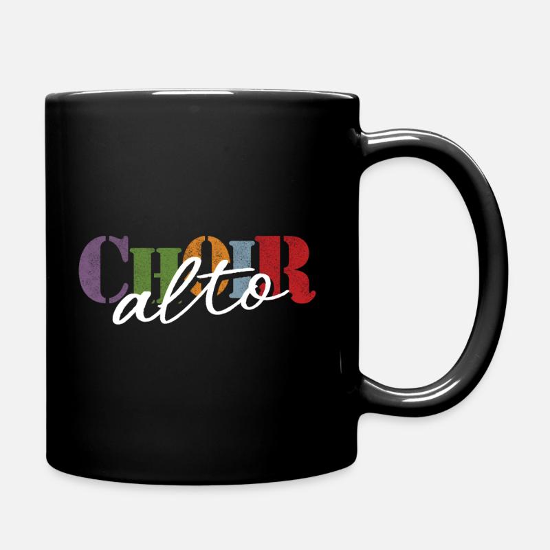 Choir -Alto singer - Tasse einfarbig - Schwarz