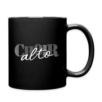 Choir -Alto singer - Full Colour Mug - black - Right
