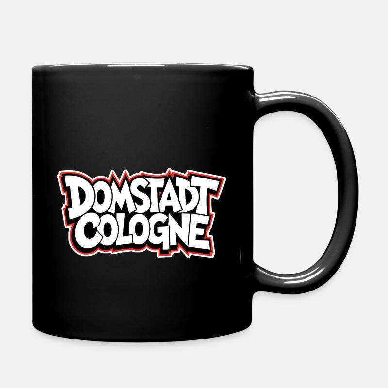 Domstadt Cologne | Köln - Tasse einfarbig - Schwarz