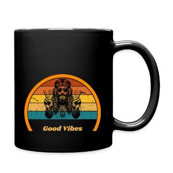 2025 Hippie Summer Sunset Shirt - Full Colour Mug - black - Right