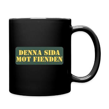 This side against the enemy - Full Colour Mug - black - Right