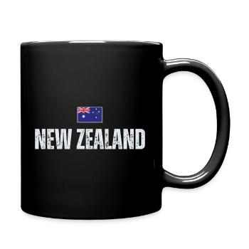 Drapeau de la Nouvelle-Zélande, fierté de la Nouvelle-Zélande - Mug uni - noir - Droite