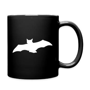 Bat Gothic: Symbol of Night & Freedom - Full Colour Mug - black - Right