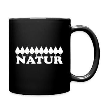 Nature - Full Colour Mug - black - Right