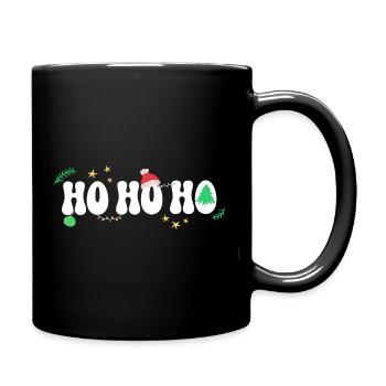 Ho ho ho - Christmas - Santa Claus - Full Colour Mug - black - Right