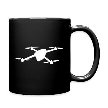 Pilote de drone drôle Pilote de dessin animé Hobby - Mug uni - noir - Droite