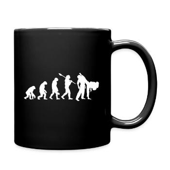 Judo Evolution Kampfkunst-Expertengeschenk - Tasse einfarbig - Schwarz - Rechts