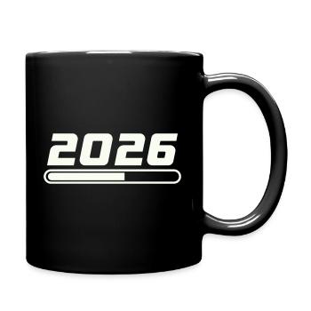 2026 - Tasse einfarbig - Schwarz - Rechts