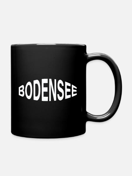 BODENSEE - Tasse einfarbig - Schwarz