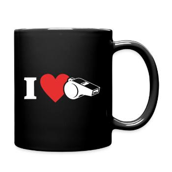 Les sauveteurs adorent les nageurs sauveteurs - Mug uni - noir - Droite
