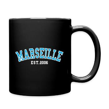 Marseille Fondé en 2006 - Mug uni - noir - Droite