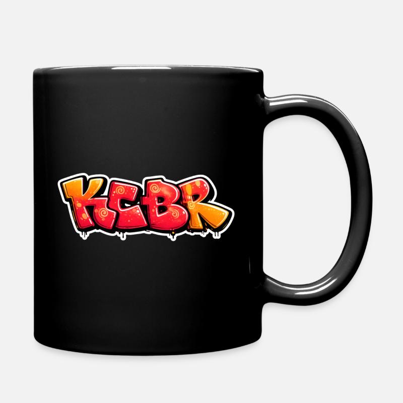 KCBR Graffiti Burst Design - Full Colour Mug - black
