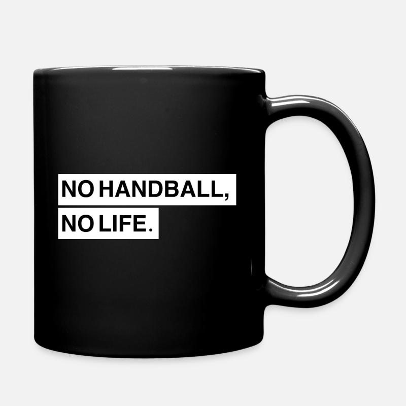 No Handball, no Life - Full Colour Mug - black